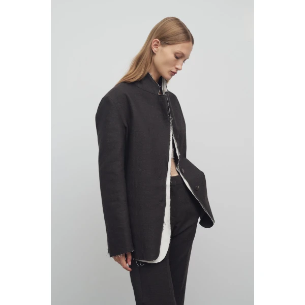 The Row Lysandre Jacket - Jackets - Luxury Ready-to-Wear at Luxury Shoes 