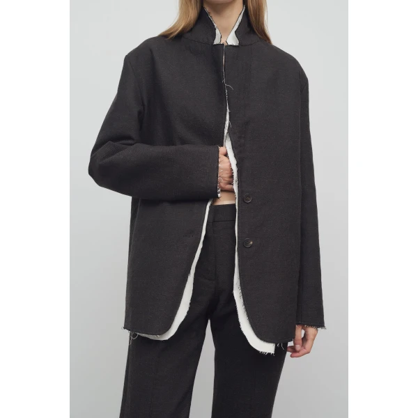 The Row Lysandre Jacket - Jackets - Luxury Ready-to-Wear at Luxury Shoes 