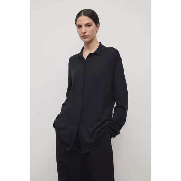 The Row Nafari Shirt - Tops - Luxury Ready-to-Wear at Luxury Shoes 