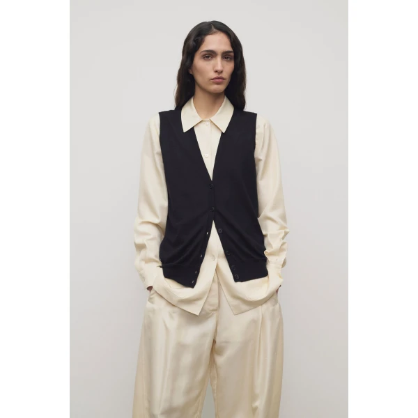 The Row Neel Vest - Knitwear - Luxury Ready-to-Wear at Luxury Shoes 
