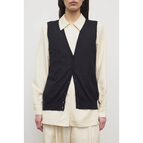 The Row Neel Vest - Knitwear - Luxury Ready-to-Wear at Luxury Shoes 