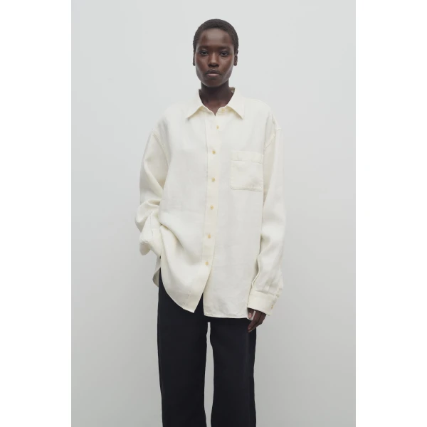 The Row Nesson Shirt - Tops - Luxury Ready-to-Wear at Luxury Shoes 