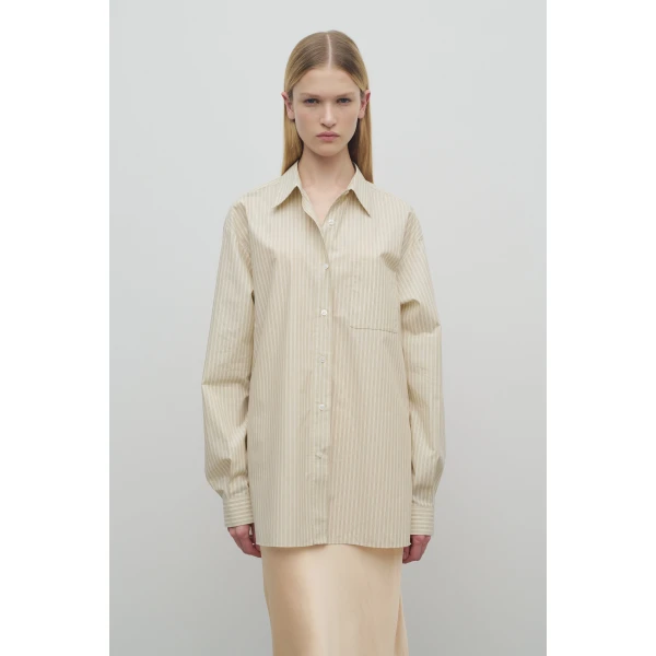 The Row Nesson Shirt - Tops - Luxury Ready-to-Wear at Luxury Shoes 
