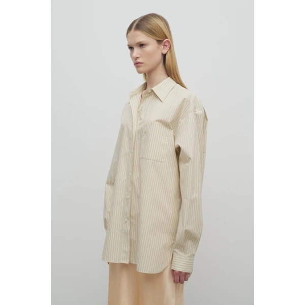 The Row Nesson Shirt - Tops - Luxury Ready-to-Wear at Luxury Shoes 