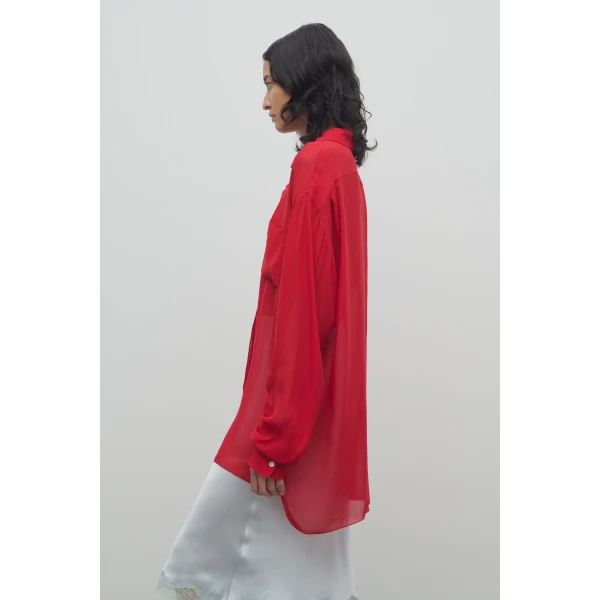 The Row Nesson Shirt - Tops - Luxury Ready-to-Wear at Luxury Shoes 