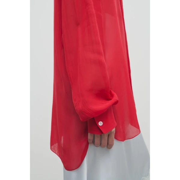 The Row Nesson Shirt - Tops - Luxury Ready-to-Wear at Luxury Shoes 