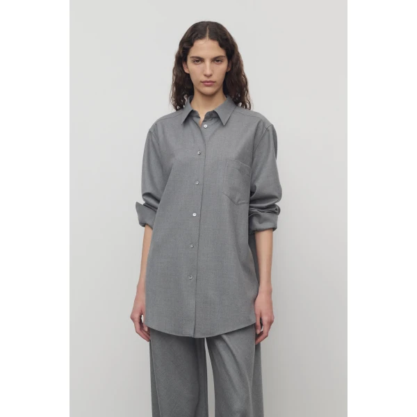 The Row Pino Shirt - Tops - Luxury Ready-to-Wear at Luxury Shoes 