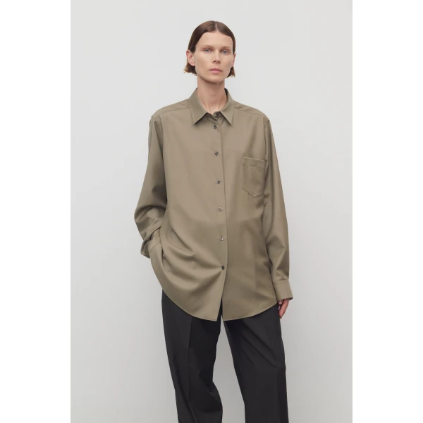 The Row Pino Shirt - Tops - Luxury Ready-to-Wear at Luxury Shoes 