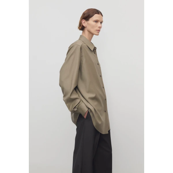The Row Pino Shirt - Tops - Luxury Ready-to-Wear at Luxury Shoes 