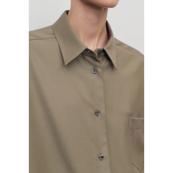 The Row Pino Shirt - Tops - Luxury Ready-to-Wear at Luxury Shoes 