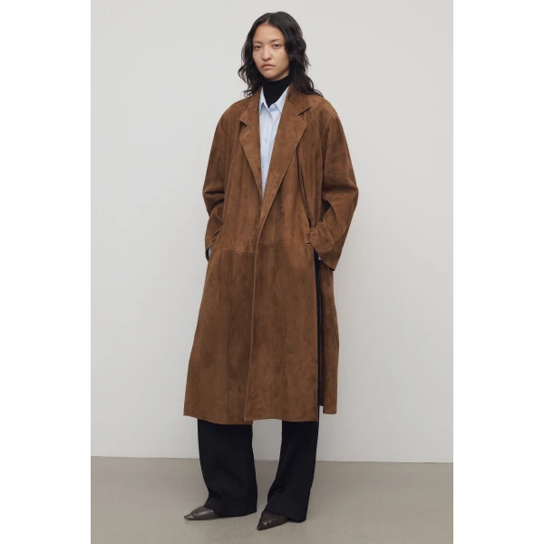 The Row Serenis Coat - Coats - Luxury Ready-to-Wear at Luxury Shoes 