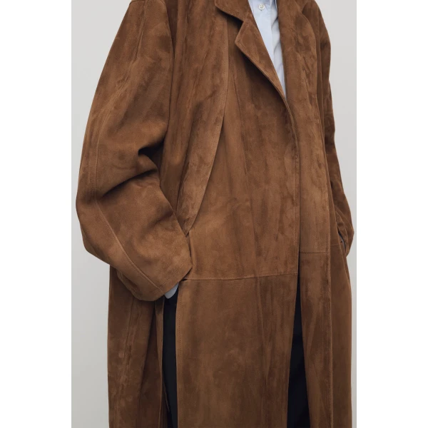 The Row Serenis Coat - Coats - Luxury Ready-to-Wear at Luxury Shoes 