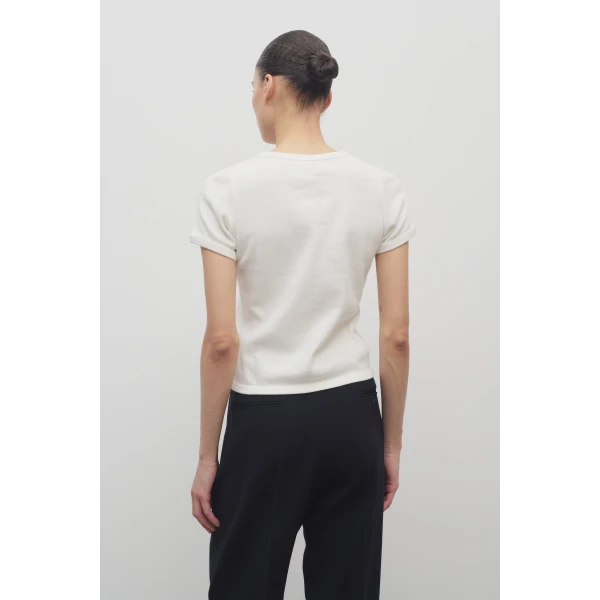 The Row Torya T-Shirt - Tops - Luxury Ready-to-Wear at Luxury Shoes 