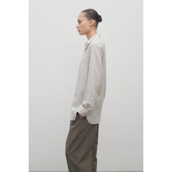 The Row Vanda Shirt - Tops - Luxury Ready-to-Wear at Luxury Shoes 