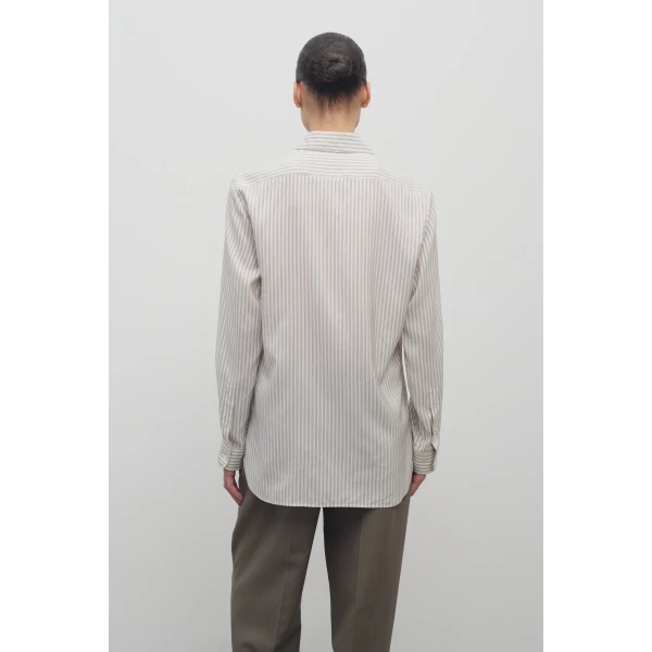 The Row Vanda Shirt - Tops - Luxury Ready-to-Wear at Luxury Shoes 