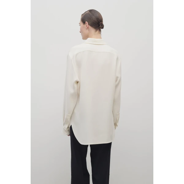 The Row Vanda Shirt - Tops - Luxury Ready-to-Wear at Luxury Shoes 