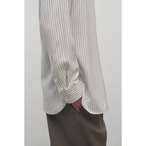The Row Vanda Shirt - Tops - Luxury Ready-to-Wear at Luxury Shoes 