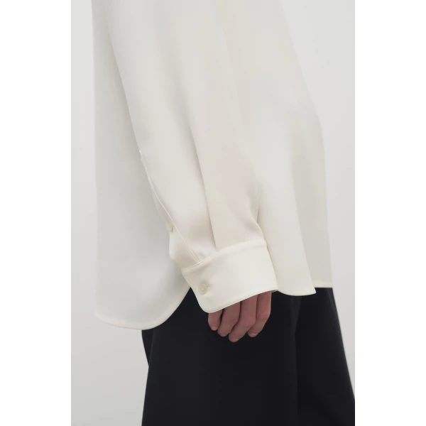 The Row Vanda Shirt - Tops - Luxury Ready-to-Wear at Luxury Shoes 