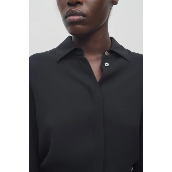 The Row Vanda Shirt - Tops - Luxury Ready-to-Wear at Luxury Shoes 