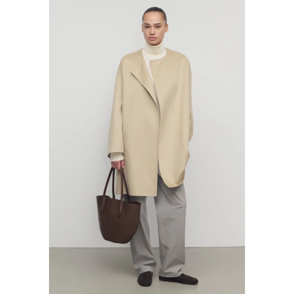 The Row Verlain Coat - Coats - Luxury Ready-to-Wear at Luxury Shoes 