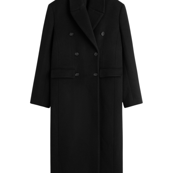 Toteme Broad Coat Black
