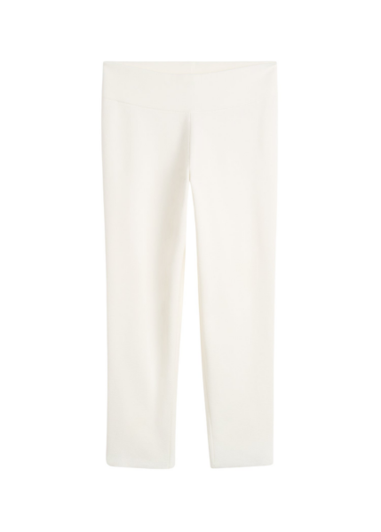 Totême Capri Knit Leggings Off-White - Pants - Scandinavian Minimalist Luxury at Luxury Shoes 
