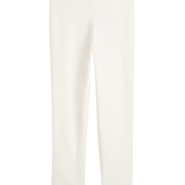 Toteme Capri Knit Leggings Off-White