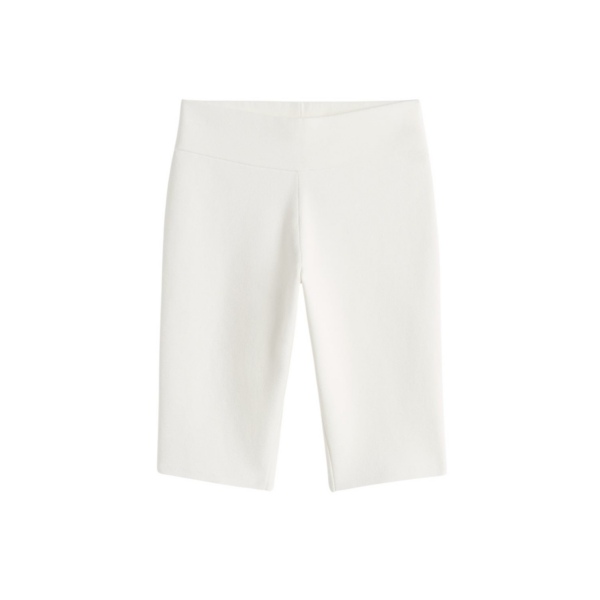Toteme Capri Knit Shorts Off-White
