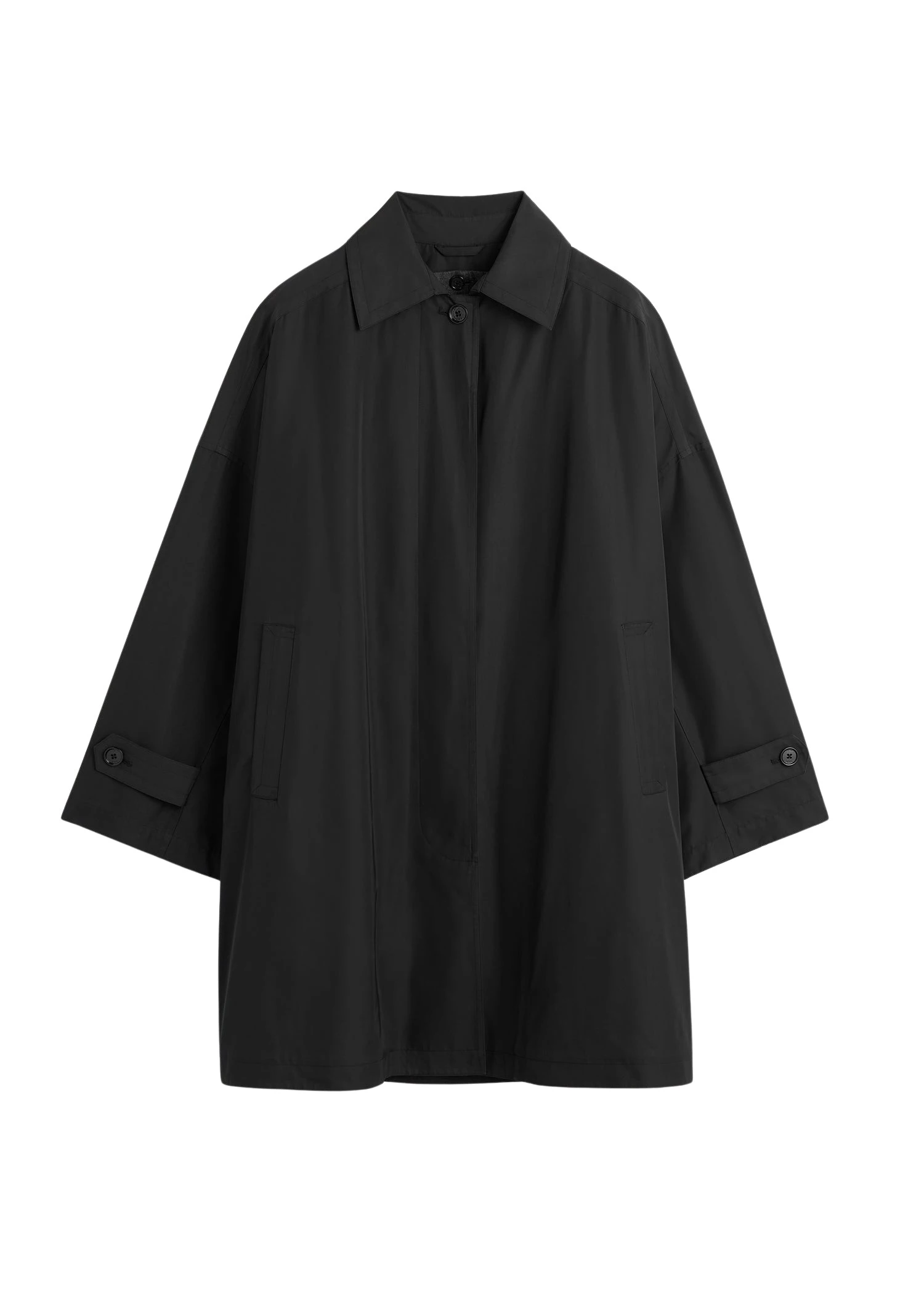 Toteme-Car-Coat-Black34175_nobg Toteme Car Coat Black