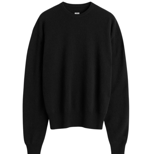 Toteme Classic Cashmere Crew Knit Black
