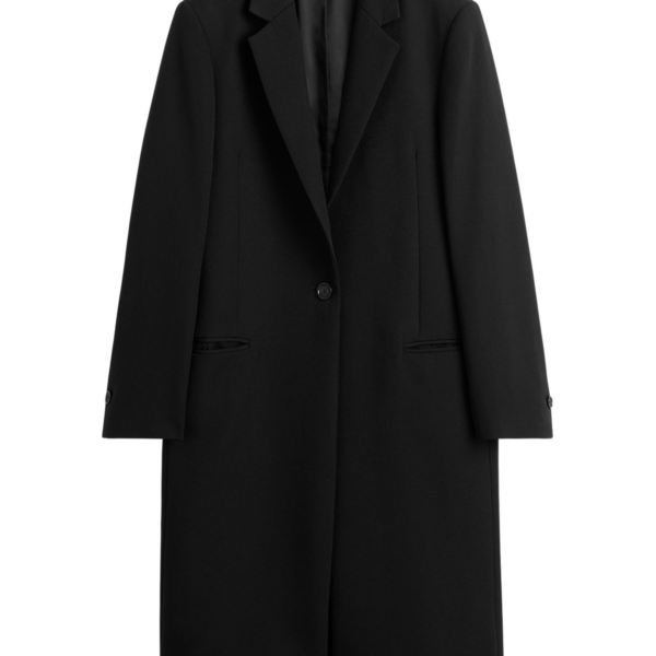 Toteme Classic Tailored Coat Black