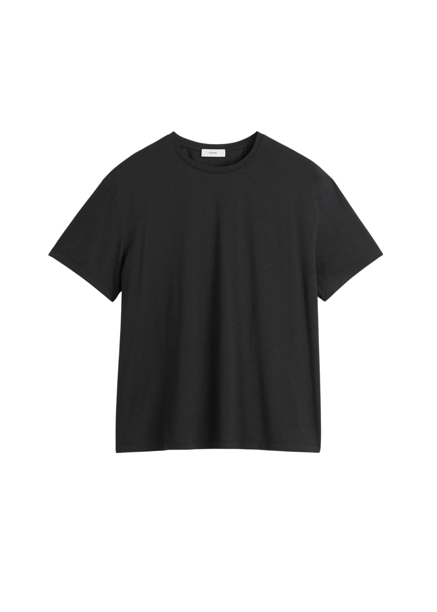 Toteme-Classic-Tee-Black59382_nobg Totême Classic Tee Black - Tops - Scandinavian Minimalist Luxury at Luxury Shoes