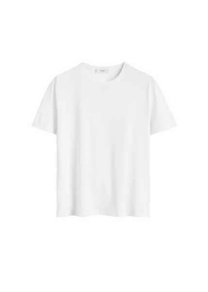 Totême Classic Tee White - Tops - Scandinavian Minimalist Luxury at Luxury Shoes 