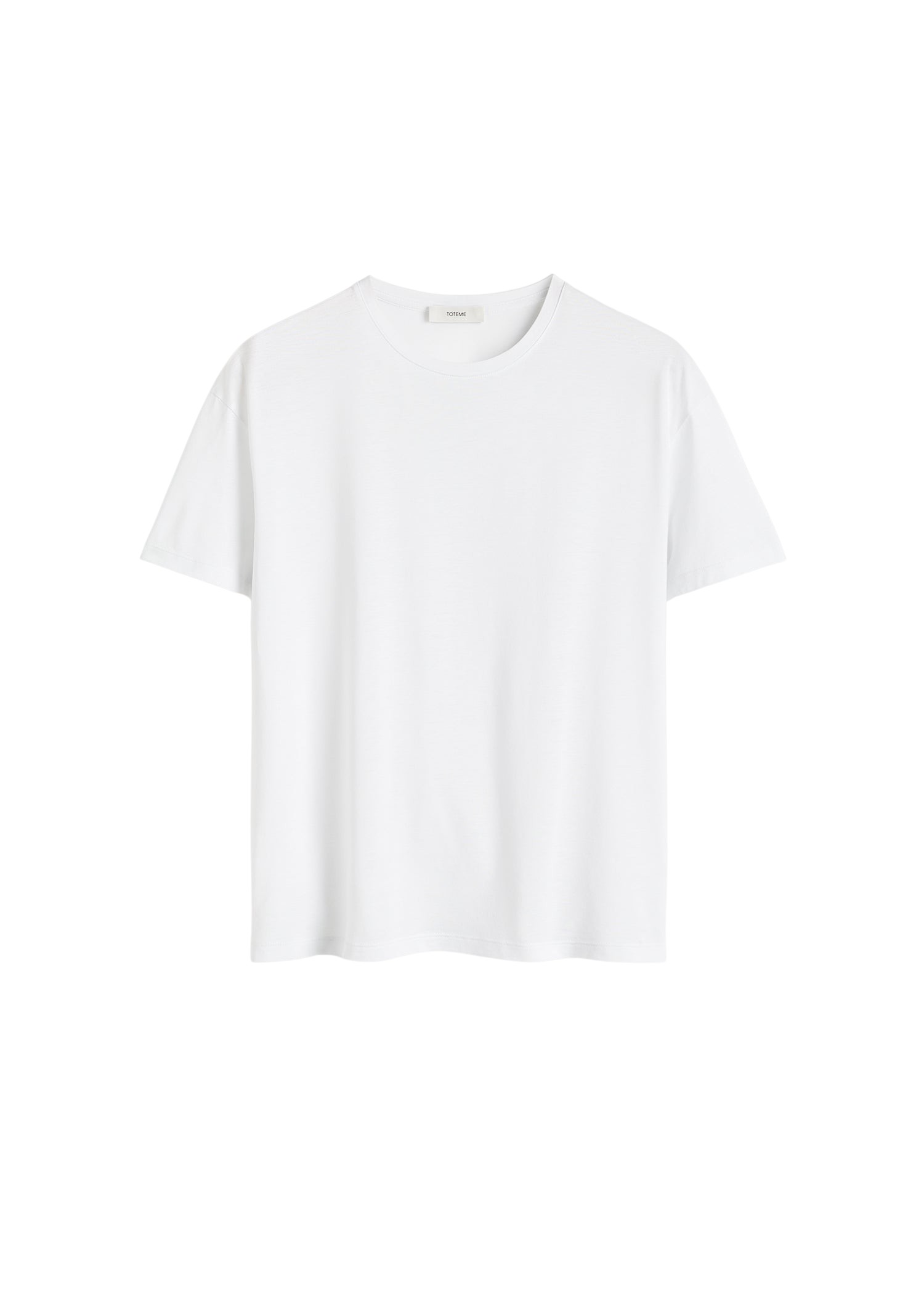 Toteme-Classic-Tee-White13597_nobg Totême Classic Tee White - Tops - Scandinavian Minimalist Luxury at Luxury Shoes