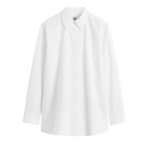 Totême Classic Tumbled Shirt White - Tops - Scandinavian Minimalist Luxury at Luxury Shoes 