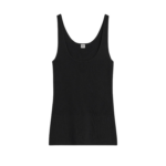 Toteme-Compact-Knit-Tank-Black88097_nobg Totême Compact Knit Tank Black - Tops - Scandinavian Minimalist Luxury at Luxury Shoes