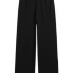 Totême Cotton Silk PJ Bottoms Black - Loungewear - Scandinavian Minimalist Luxury at Luxury Shoes 
