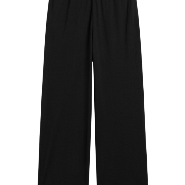 Toteme Cotton Silk PJ Bottoms Black