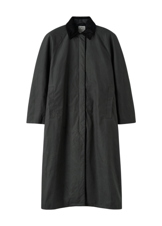 Totême Country Coat Washed Black - Coats - Scandinavian Minimalist Luxury at Luxury Shoes 