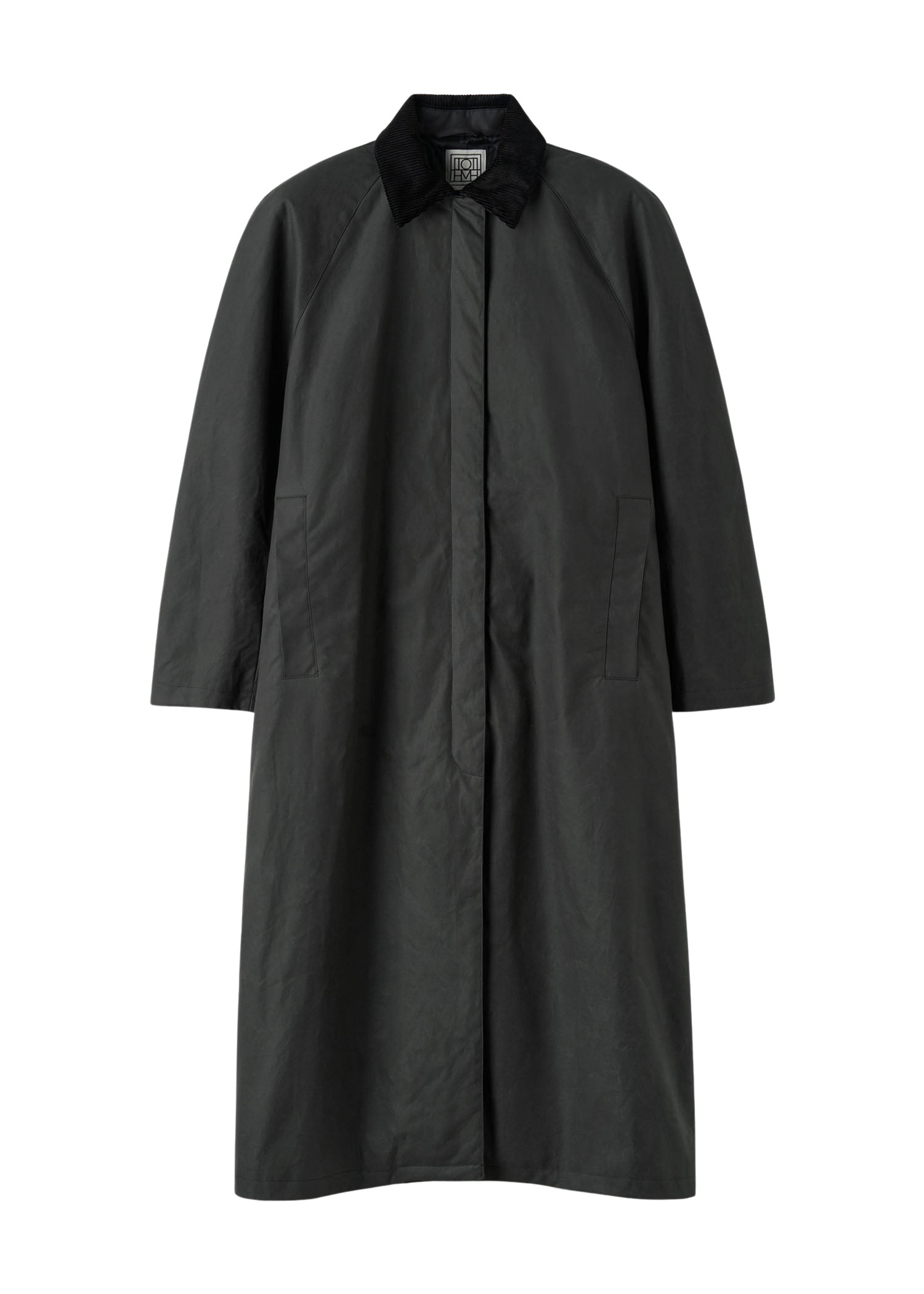 Toteme-Country-Coat-Washed-Black18969_nobg Totême Country Coat Washed Black - Coats - Scandinavian Minimalist Luxury at Luxury Shoes