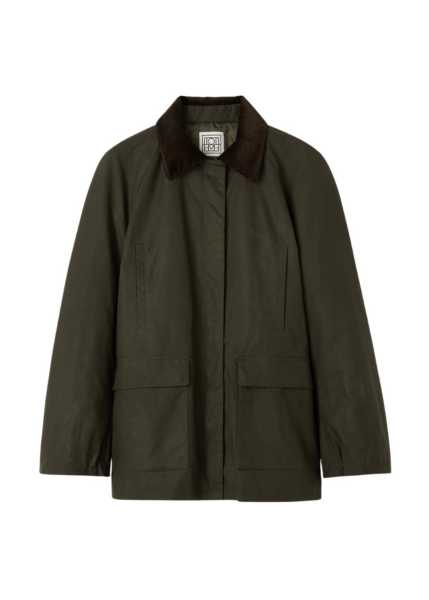 Totême Country Jacket Forest - Jackets - Scandinavian Minimalist Luxury at Luxury Shoes 