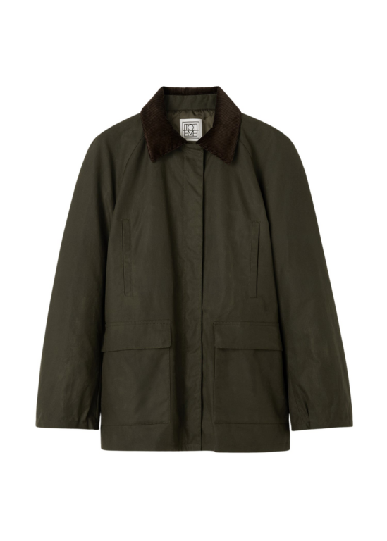 Totême Country Jacket Forest - Jackets - Scandinavian Minimalist Luxury at Luxury Shoes 