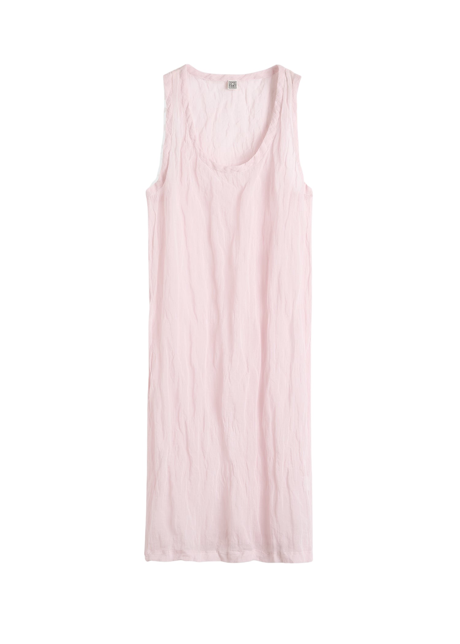 Toteme-Crinkled-Gauze-Tank-Dress-Bloom77392_nobg Totême Crinkled Gauze Tank Dress Bloom - Dresses - Scandinavian Minimalist Luxury at Luxury Shoes