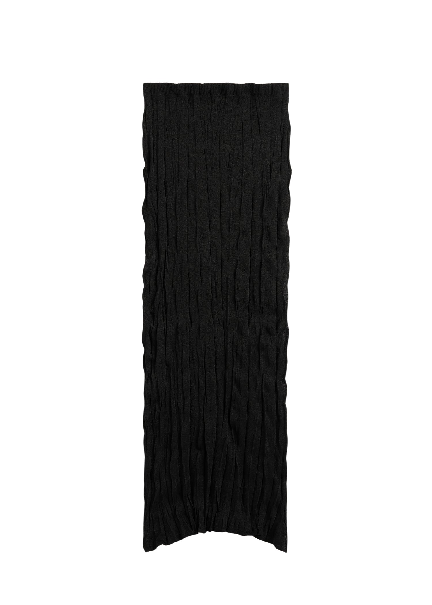 Toteme-Crinkled-Knit-Skirt-Black86662_nobg Totême Crinkled Knit Skirt Black - Skirts - Scandinavian Minimalist Luxury at Luxury Shoes