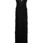 Totême Crinkled Knit Tank Dress Black - Dresses - Scandinavian Minimalist Luxury at Luxury Shoes 