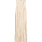 Totême Crinkled Knit Tank Dress Pale Apricot - Dresses - Scandinavian Minimalist Luxury at Luxury Shoes 