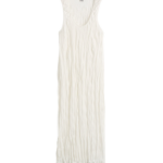 Totême Crinkled Knit Tank Dress White - Dresses - Scandinavian Minimalist Luxury at Luxury Shoes 