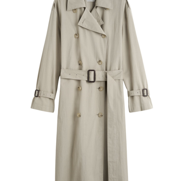 Toteme Crisp Summer Trench Clay Coat