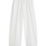 Toteme-Drawstring-Cotton-Trousers-White81441_nobg Totême Drawstring Cotton Trousers White - Pants - Scandinavian Minimalist Luxury at Luxury Shoes