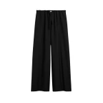 Toteme Drawstring Dinner Trousers Black